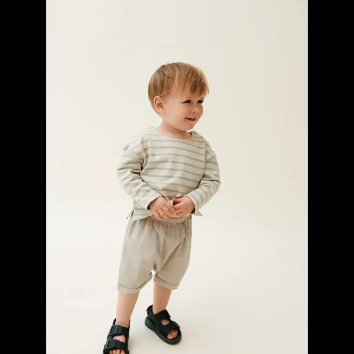 Farah Stribet sweatshirt til baby