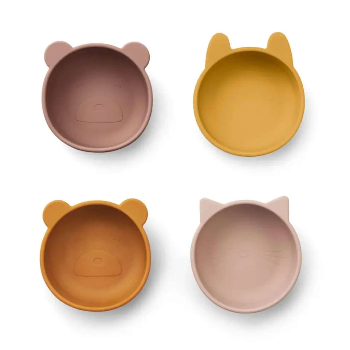 Iggy skåle i silikone 4-pak