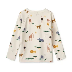 Noah Mønstret Langærmet Bade-T-Shirt