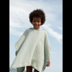 Paco Håndklædeponcho med broderi