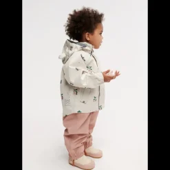 Tekla kort regnstøvle med print