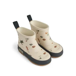 Tekla kort regnstøvle med print