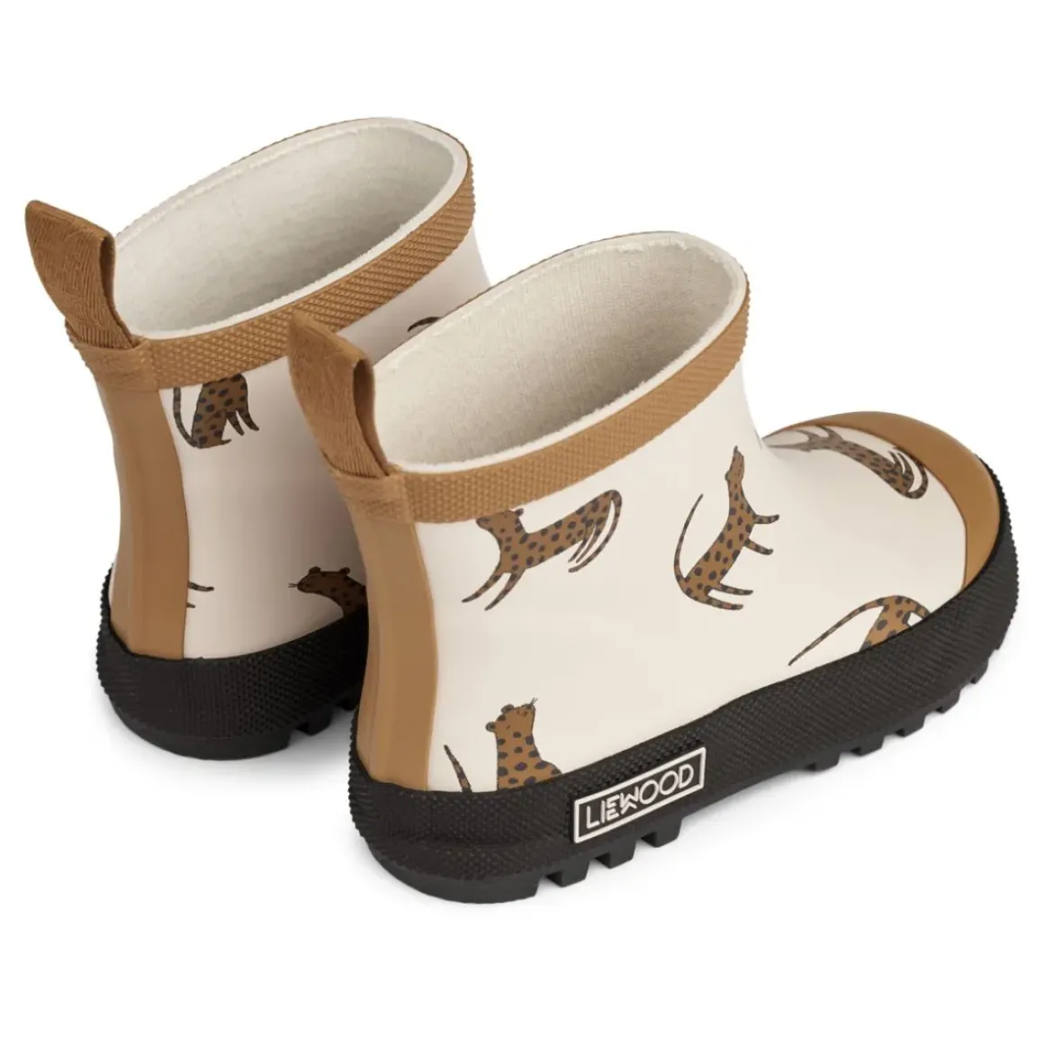 Tekla kort regnstøvle med print