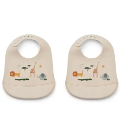 Tilda Silikone hagesmæk 2-pak