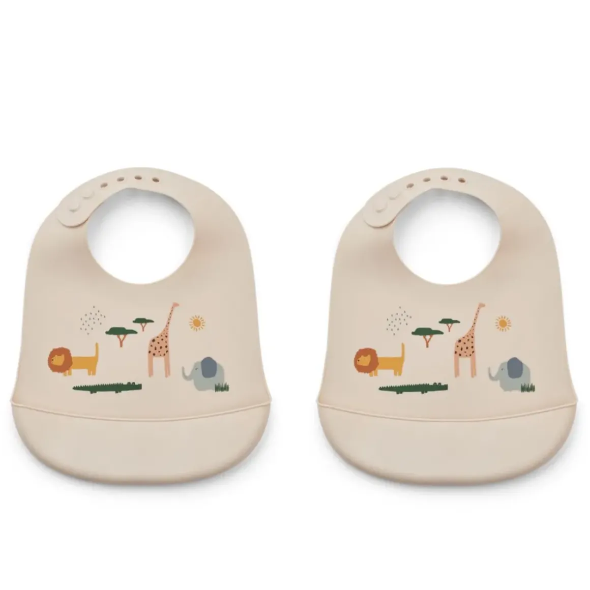 Tilda Silikone hagesmæk 2-pak